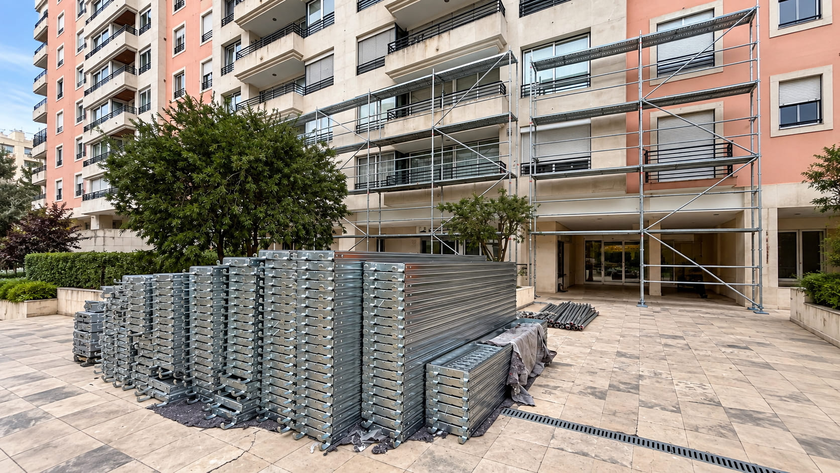 Andaime de Fachada R75 O que é e para que obras é indicado