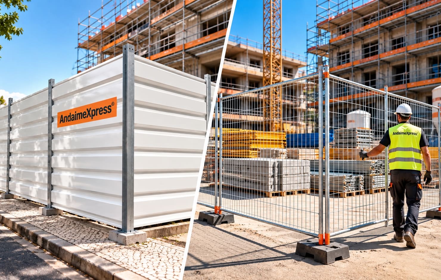 Paineis amoviveis vs tapumes para obras